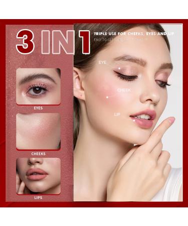 Aaiffey Liquid Blush Set - 4 Mini Natural Cheek Colors for Dewy & Long-Wearing Makeup | Korean Cosmetic Blush - Buy Online on GoSupps.com
