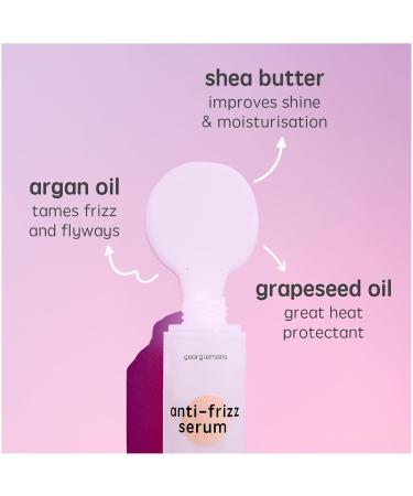 Georgiemane Anti-Frizz Serum 3.38 fl oz - Smooth Nourish & Control Frizz | International Shipping Available - Buy Online on GoSupps.com