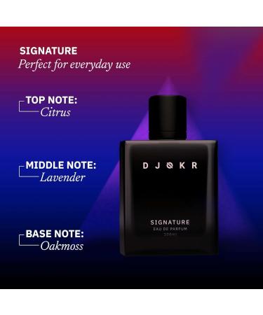 Dj.okr Si.gnature Perfume For Men 100 ml | Eau De Parfum | Premium Luxury Long Lasting Fragrance Spray - Buy Online on GoSupps.com