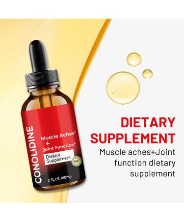 Conolidine Drops - All-Natural Joint Support Supplement for Pain Relief & Improved Mobility (1 PC - Buy Online on GoSupps.com