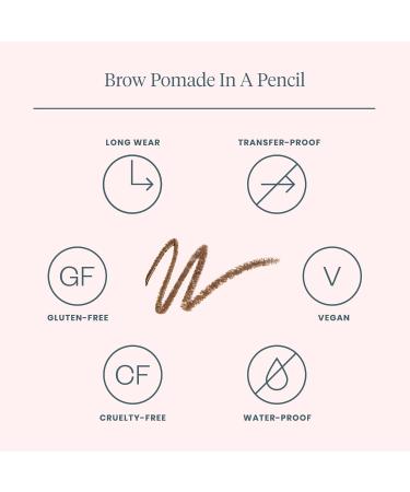 Wonderskin Eyebrow Pencil - Long-Lasting Pomade for Natural-Looking Brunette Eyebrows | International Shipping Available - Buy Online on GoSupps.com