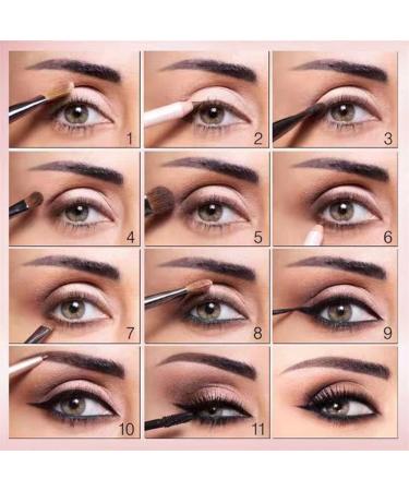 Glitter Eyeshadow Palette Set - 6 Shimmer Colors, Highly Pigmented, Long Lasting & Waterproof - Professional Nude Makeup Palette for Women - Buy Online on GoSupps.com