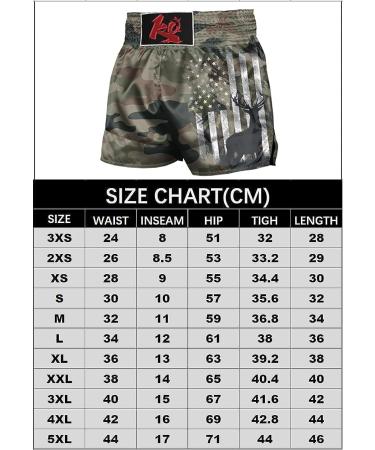 Men's Muay Thai Boxing Shorts Sea Wave Dragon Design | MMA Training Trunks - Buy Online on GoSupps.com