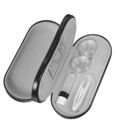 PartyKindom 1 Set Double Layer Glasses Case For Men And Women Sunglasses Pu Outdoor