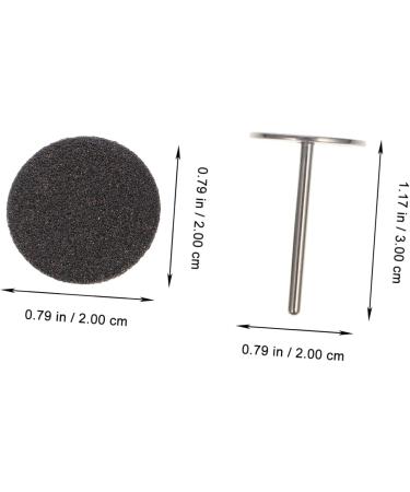 Anneome 1 Set Nail Polishing Sheets Sandpaper Disk Dead Skin Polishing Slices Nails Accessories Nail Accessories Manicure Sandpaper Disc Nail File Sole of Foot Stone - Buy Online on GoSupps.com