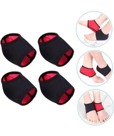 Buy NOLITOY Heel Socks - 10 Pairs Thermal Heel Protector Pads for Plantar Fasciitis | Non-Skid Heel Cushions for Men & Women | Soft Heel Cups & Warm Socks for Ultimate Comfort - Buy Online on GoSupps.com