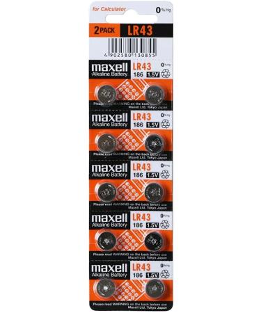 Buy Maxell LR43 1.5V Battery | Long-Lasting Power for Electronics | International Shipping Available - Buy Online on GoSupps.com