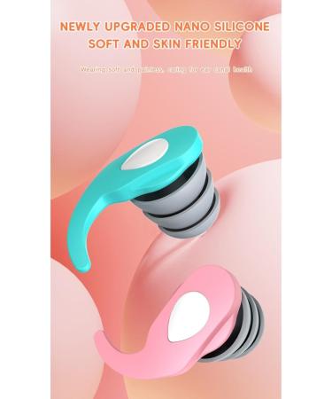 MEIBAOGE 1 Pair Ear Plugs Soft Silicone Noise Reducing Reusable Earplugs for Sleeping Work Studying Travel Concert Snoring - Buy Online on GoSupps.com