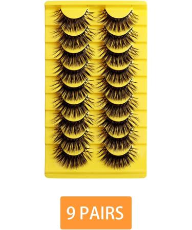 FAIRYGATE Eyelashes Waterproof Thick Fluffy Reusable Eyelash Strip Lashes Natural Look Soft Eye Lashes Thick Lash with Glue and Pink Tweezers B5323 FGJSTB5323 - Buy Online on GoSupps.com