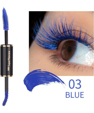 Mascara Multicolor Waterproof Mascara Long Lasting Sweatproof Volume Mascara Eye Makeup (Blue) - Buy Online on GoSupps.com