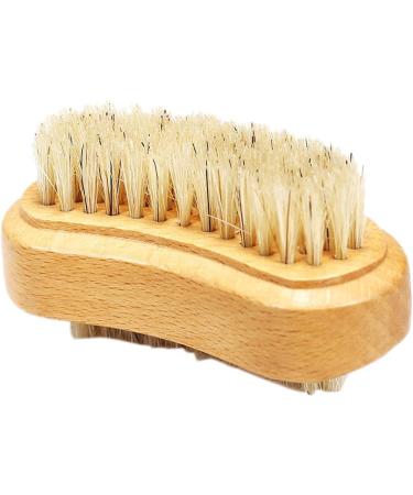 Premium Double-Sided Wooden Nail Brush | Hand Washing & Cleaning Brush for Nails - Buy Online on GoSupps.com