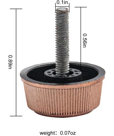 Goture Fishing Reel Handle Screw Caps - Lightweight Power Knob Replacement - Silver (Pack of 4) - Buy Online on GoSupps.com