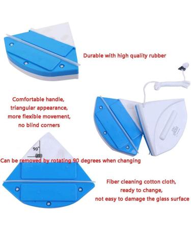 Double-Sided Magnetic Window Cleaner Glass Cleaning Brush Glass Wiper Household Cleaning Tools for Single Layer Double Sided Glass Wipe Thickness - Buy Online on GoSupps.com