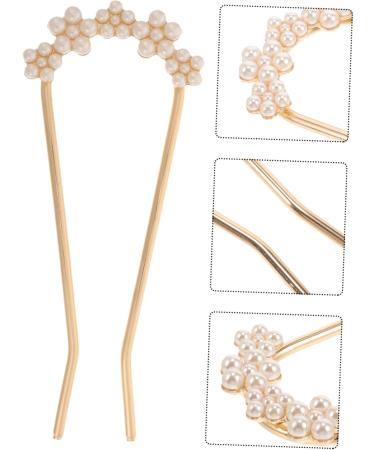 Gogogmee Pearl Hairpin Hair Accessories Hair Clip Hair Jewelry Hair Pins Pearl Hair Sticks Pearl Hair Fork Hair Chopsticks for Women Hairpin for Women Hair Forks French Pin Imitation Pearls - Buy Online on GoSupps.com