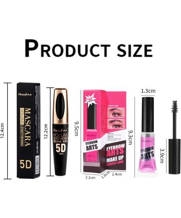 Mascara Noir et Mascara clair imperm able l'eau et anti - transpiration non teint coiffage durable grippe naturelle des cheveux racine cisel e non agglom r e mascara-10 - Buy Online on GoSupps.com