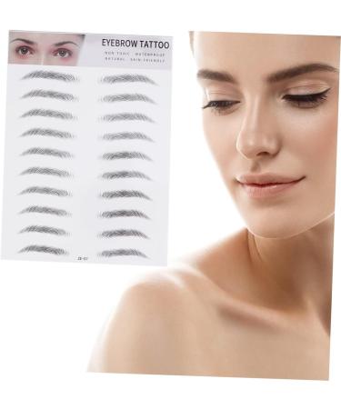 MAGICLULU 4 Pcs 3d Eyebrow Stickers Natural Eyebrow Sticker -like Artificial Eyebrow 6d Template Water Proof - Buy Online on GoSupps.com