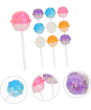 UPKOCH 20 Pcs Fake Lollipop Candy Toy Lollipop Birthday Giant Candy Faux Candy Lollipop Picks Resin - Buy Online on GoSupps.com