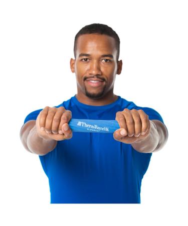 THERABAND Resistance FlexBar for Men and Women Strength Grip and Elbow Training and Pain Relief Home Gym Equipment Intermedium Level Blue Heavy Heavy Blue - Heavy - Buy Online on GoSupps.com