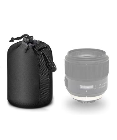 selens Protective Neoprene Lens Pouch for DSLR Camera Lens Compatible with Sony, Olympus, Panasonic - Thick Padded Medium Camera Lens Case Bag Medium Size