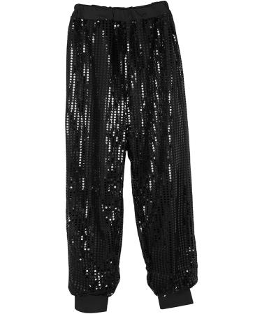 iiniim Glitter Sequins Women's Jogger Pants - Hip Hop Dance Costume Harem Trousers - Buy Online on GoSupps.com