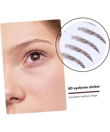 4pcs Eyebrow Stickers Tool Stickers Eyebrow Tool Artificial Eyebrow Hair Transfer Stickers 4d - Buy Online on GoSupps.com