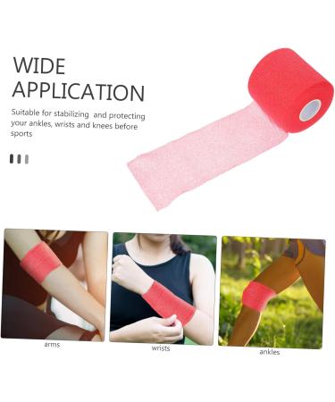 Healeved 5 Rolls Sports Skin Membrane Blue Prewrap Tape - Self-Adherent Cohesive Athletic Bandages & Protective Gear - Cuttable Black Medical Tape - Buy Online on GoSupps.com