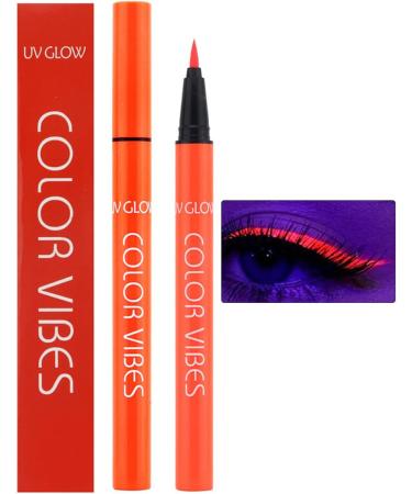 Neon Eyeliner 8 Colors Rainbow Eyeliner Waterproof Smudge Proof Neon Green Eyeliner for Body Eye Face Paint Makeup Shakven Orange 1 count (Pack of 1) - Buy Online on GoSupps.com
