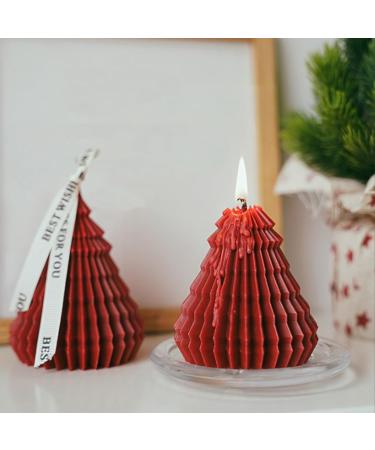 Buy Christmas Tree Shaped Scented Taper Candles | Aromatherapy Soy Wax Candles for Home Decor & Holiday Gifts - Buy Online on GoSupps.com
