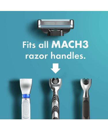 Gillette Mach3 Men's Razor Blade Refills - 8 Count - Buy Online on GoSupps.com
