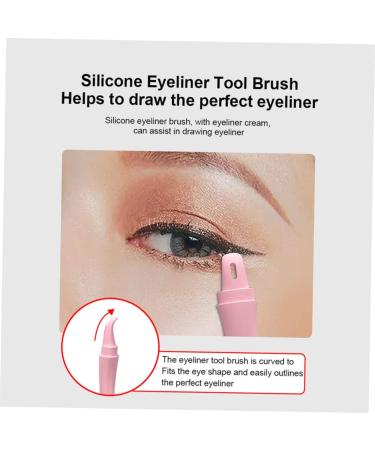 Angoily Eyelash Applicator Tool Eyeliner Auxiliary Artifact Eyelash Miss Silica Gel Cosmetics Mascara Silicone Applicator - Buy Online on GoSupps.com
