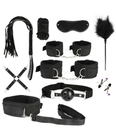 Racib Small and Portable, Sturdy and Durable, Pack of 10 Black