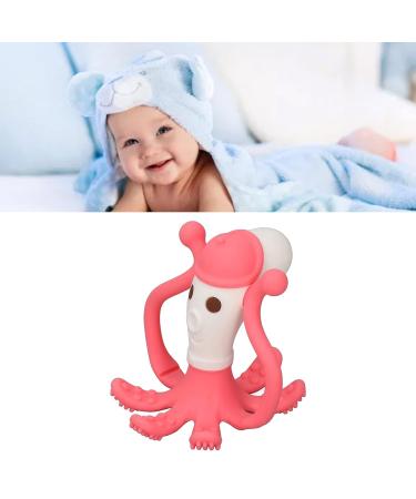 Premium Baby Tooth Toy Bei ring - Silicone Kraken Teething Ring | Food-Grade Bite-Proof & Heat-Resistant for Teething Relief - Buy Online on GoSupps.com