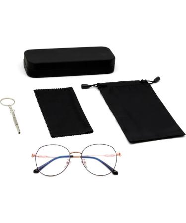 Buy Flydo Blue Light Filter Glasses for Women | Stylish Blue Light Blocking Glasses for Computer TV and Gaming | Protect Your Eyes from Digital Strain | Black & Silver Options Available - Buy Online on GoSupps.com