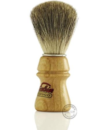 Excelsior 2010 Pure Badger Shaving Brush - Premium Quality Shaving Brush for a Luxurious Shave | International Shipping Available - Buy Online on GoSupps.com