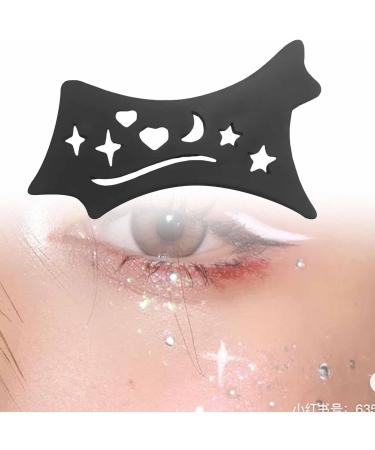Oshhni Silicone Eyeliner Stencil Eye Aid Tool Easy to Use for Lady Women Black - Buy Online on GoSupps.com