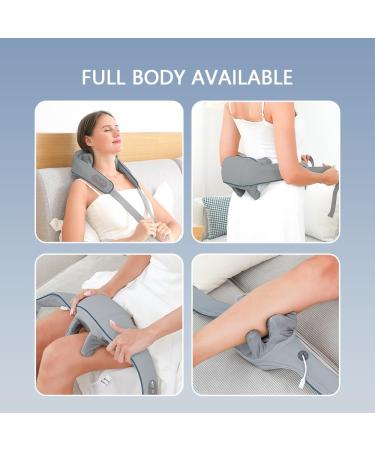 Shiatsu Neck Massage Device with Heat | 5D Deep Tissue Relief for Neck Back & Shoulder Pain | International Shipping Available - Buy Online on GoSupps.com