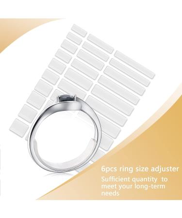 Invisible Ring Size Adjuster 6 Sheets Silicone Guard Reducer Tightener - 8 Sizes (Transparent) - Buy Online on GoSupps.com