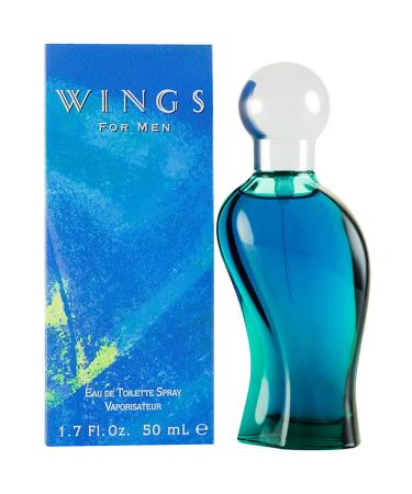 Giorgio Beverly Hills Wings for Men Eau De Toilette Spray 1.7-Ounce 1.7 Fl Oz (Pack of 1) Men - Buy Online on GoSupps.com