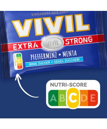 Buy Vivil Extra Strong Peppermint Pastilles - Sugar-Free & Vegan 5x3 Pack (15x25g) - International Shipping Available - Buy Online on GoSupps.com