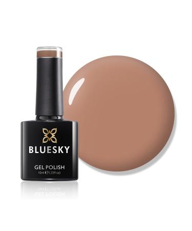 Bluesky Gel Nail Polish AW21 Autumn and Winter 2021 Collection Perfect Aw2103 Light Brown Long Lasting Chip Resistant 10 ml (Requires Drying Under UV LED Lamp) Nude