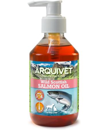 ARQUIVET Scottish Salmon Oil - for cats and dogs 250 ml - Complementary food - Omega 3 and 6 - Vitamin E - Buy Online on GoSupps.com