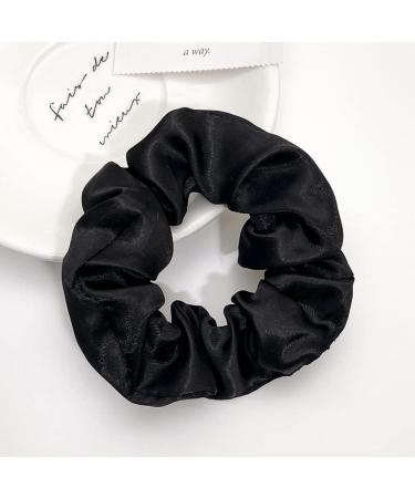 Hair Ring Elastic Real Silk Hair Scrunchie Elastic Hair Scrunchie for Women Girls Soft Elegant Accessory (Brown Reddish Brown Light Brown Dark Brown Beige Black) - Buy Online on GoSupps.com