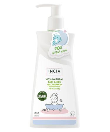 INCIA INCIA 100% Natural Certified Organic Gel Shampoo Baby and Child Hair Body Lavender Anti-Cone 350ml