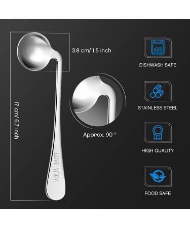 Adaptive Curved Utensils - Anti-Shake Spoon for Seniors & Arthritis - Stainless Steel Eating Aid - Buy Online on GoSupps.com