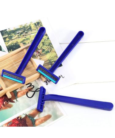 Buy Disposable Razor Blades for Shavers - Double Blades Ergonomic Handle Non-Slip Rubber - Portable International Shipping - Buy Online on GoSupps.com