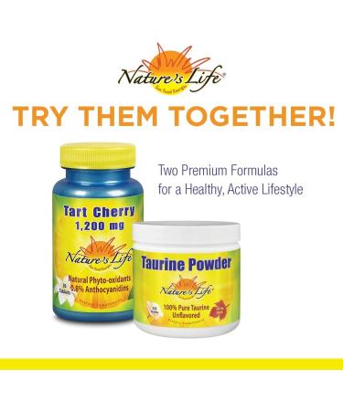 Nature's Life Taurine Powder Unflavored 335g - Boost Energy & Wellness - Buy Online on GoSupps.com