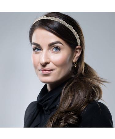 FASOTY Beaded Headband Set - 8 Colorful Non-Slip Thin Hair Hoops for Women & Girls - Fashion Hair Accessories (1.2cm/0.5 inch) - Buy Online on GoSupps.com