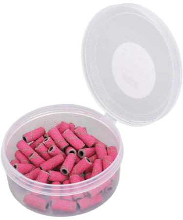 Nail Sanding Bands Multiple Sizes Smoothing Nail Art Sanding Bands Dead Skin Removal for Foot Care (Rose Red) - Buy Online on GoSupps.com