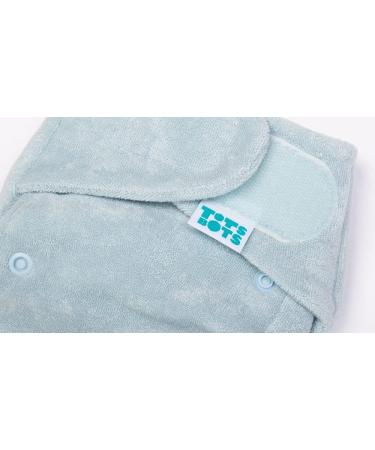 TotsBots Bamboozle Reusable Nappy - Bamboo Eco-Friendly Nappies for Babies & Toddlers - Mist Size 3 (35lbs+) - Buy Online on GoSupps.com