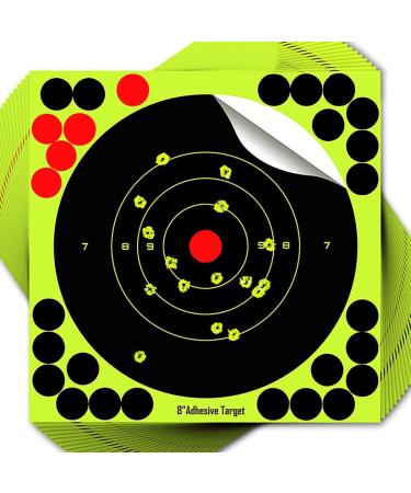 Rinling Targets - 8 inch Reactive Splatter Bullseye Shooting Targets (10/20/40 Pack) for BB Gun, Air Rifle, Airsoft, Pistol, Pellet Gun - Buy Online on GoSupps.com
